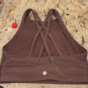 lululemon athletica Chocolate Brown Sports Bra
